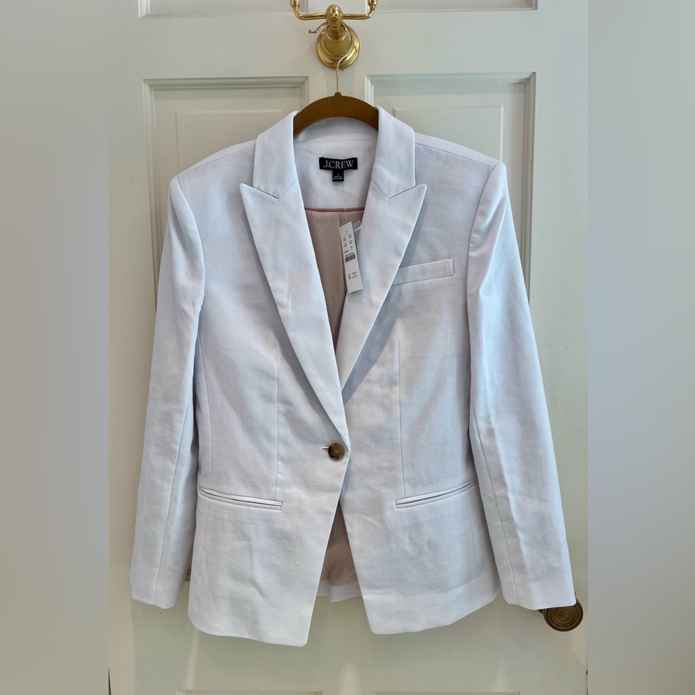 J. Crew Classic White Blazer